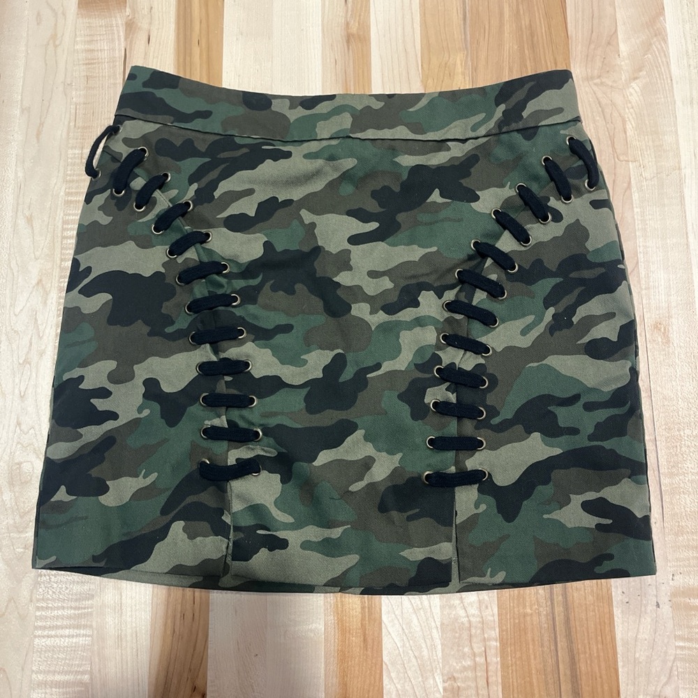 Camo Mini Skirt